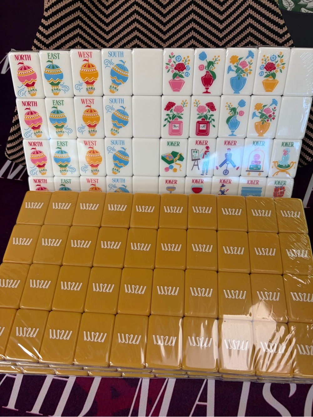 Paris Mahjong Tiles & Tile Bag 🀄️🇫🇷 - Picture 8 of 12
